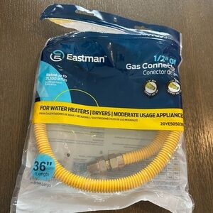 ▪️36 inch gas one hose for washer or dryer or water heater